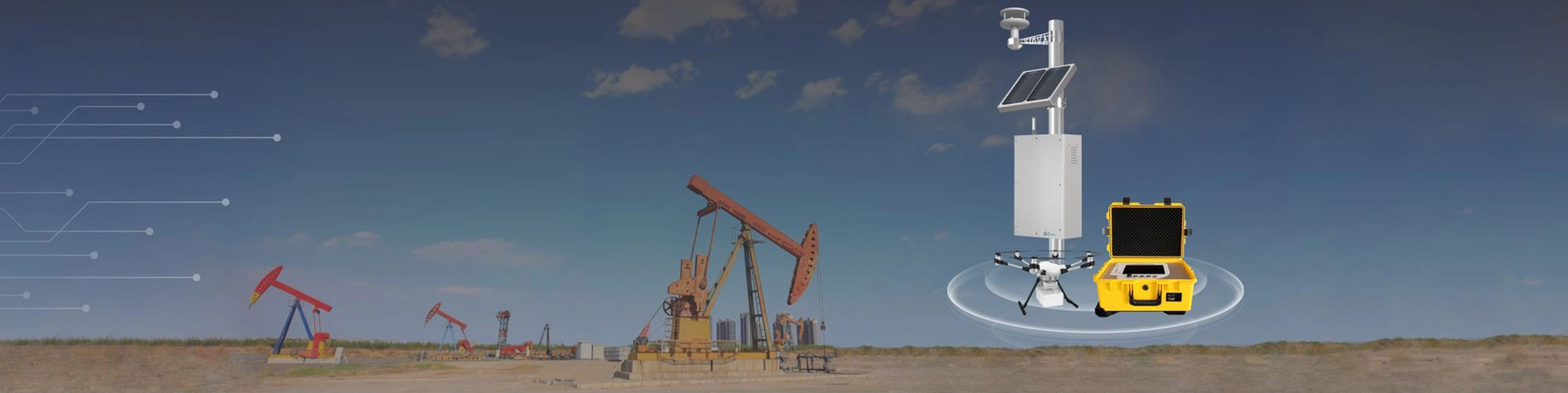 Système continu de surveillance des émissions de méthane